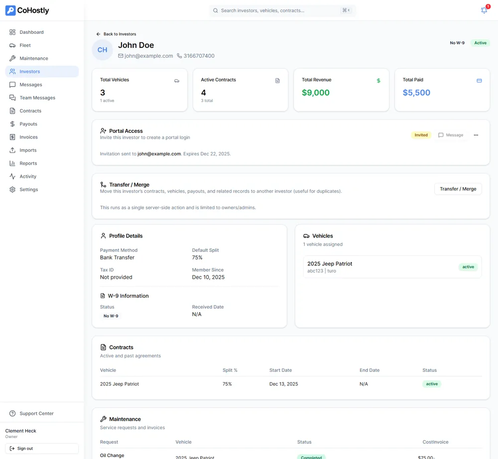 Investor Portal