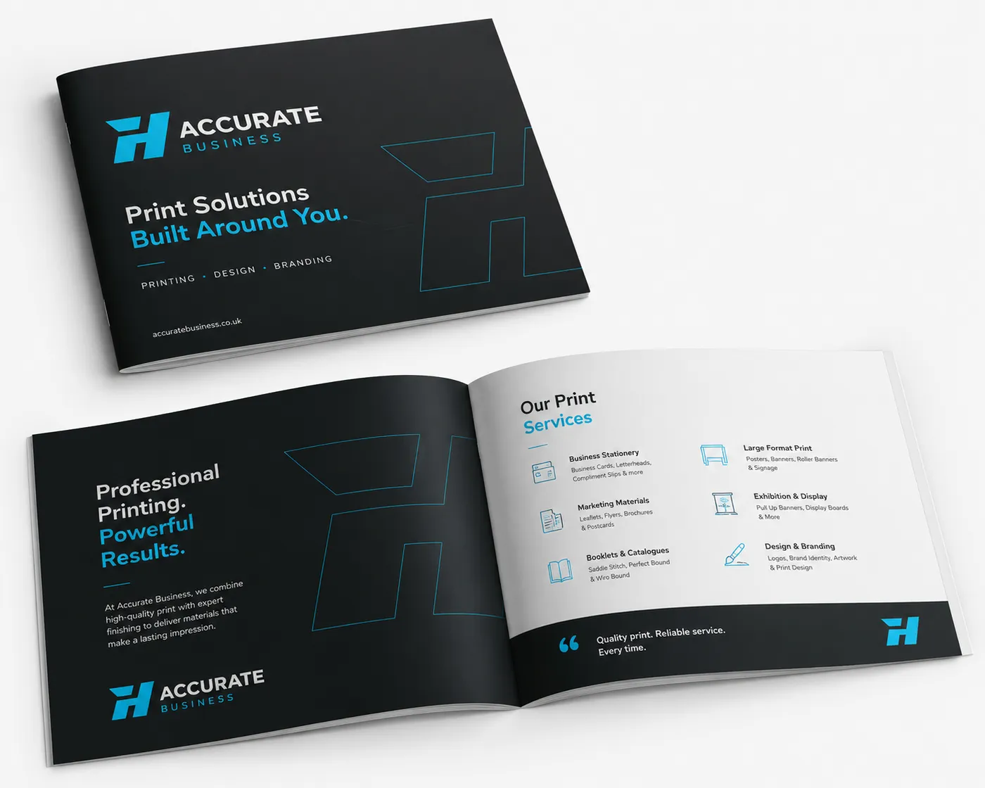 Printed booklets and brand brochures